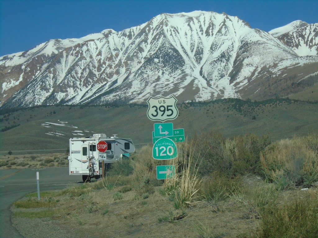 CA-120 West at US-395