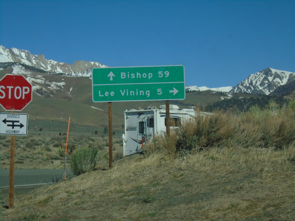 CA-120 West at US-395 North