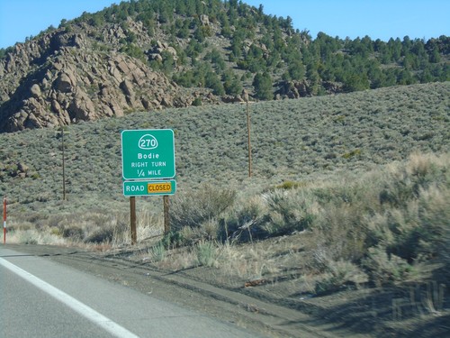 US-395 South Approaching CA-270