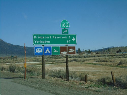 US-395 North at CA-182