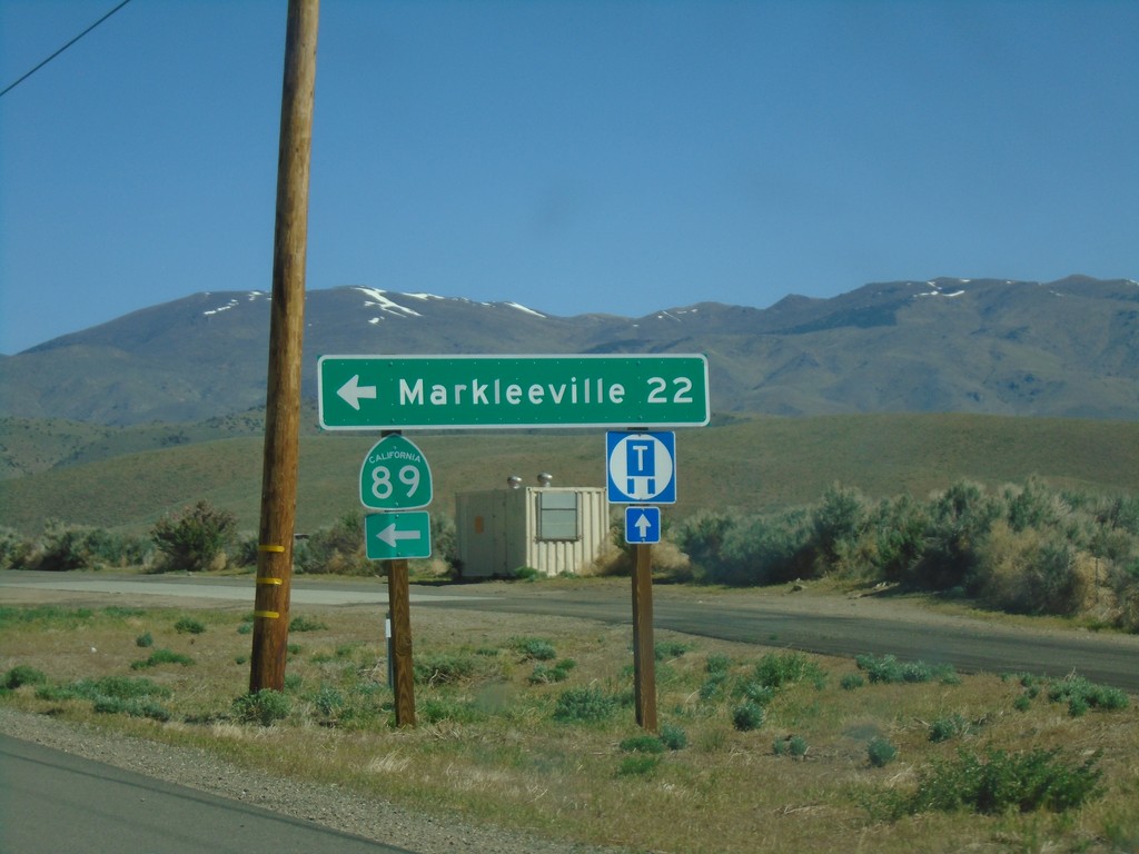 US-395 North at CA-89