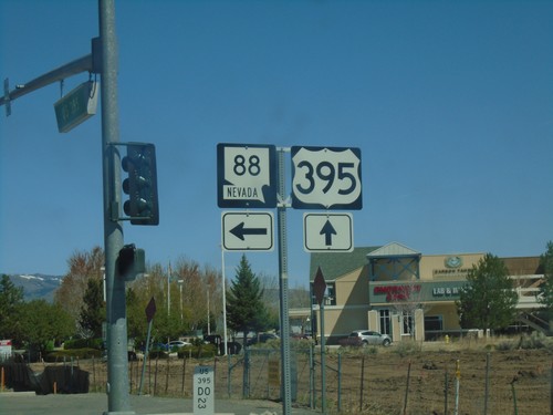 US-395 North at NV-88 - Minden