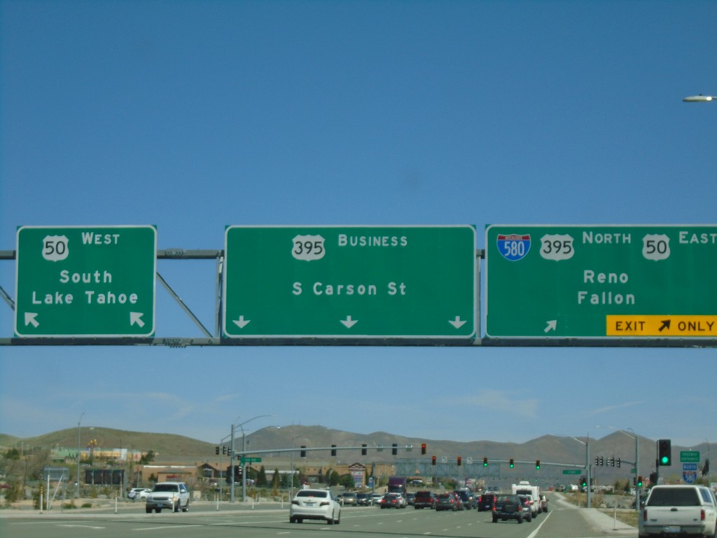 US-395 North at US-50/I-580 - Carson City