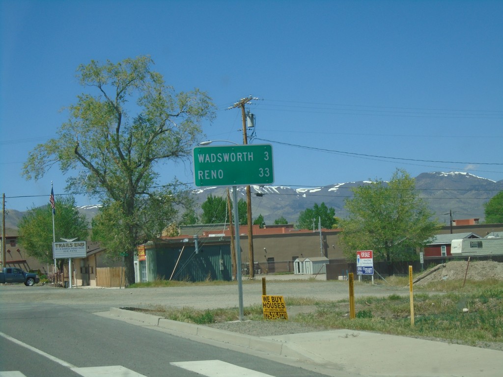 BL-80 West/NV-427 North - Distance Marker