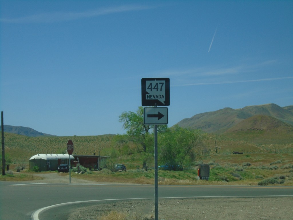 NV-427 West at NV-447 North - Wadsworth