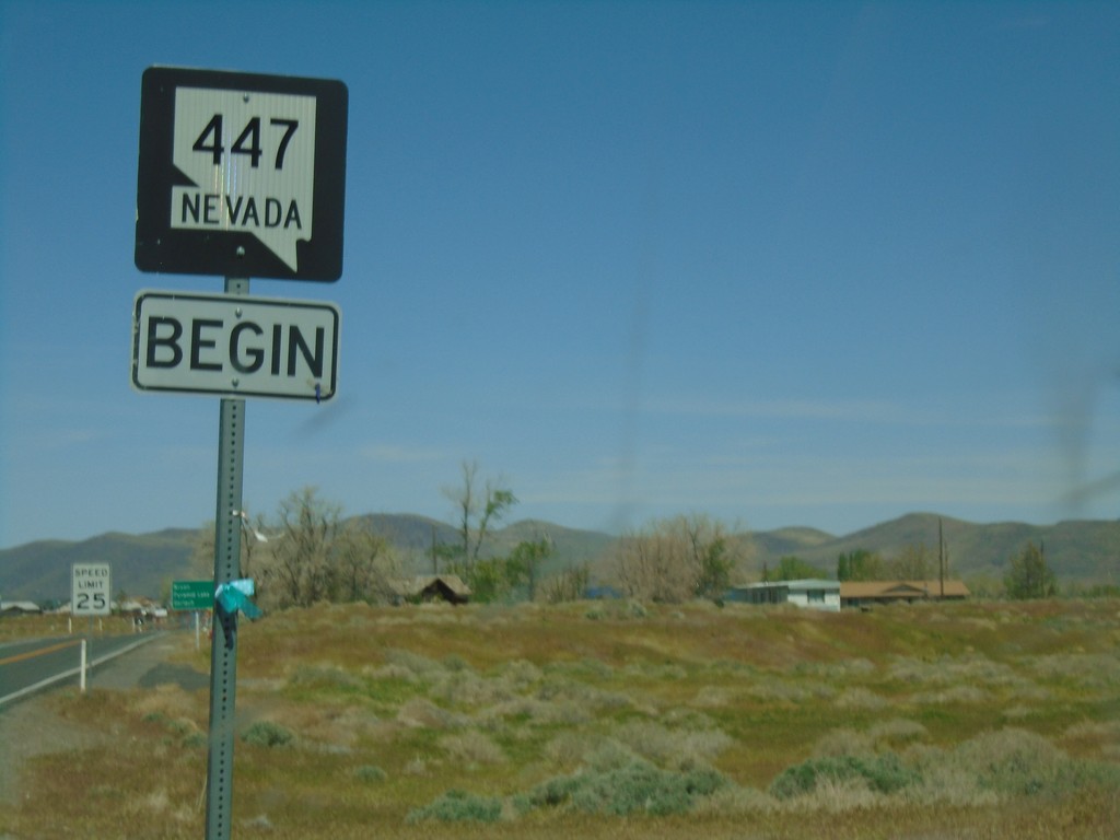 Begin NV-447 North - Wadsworth