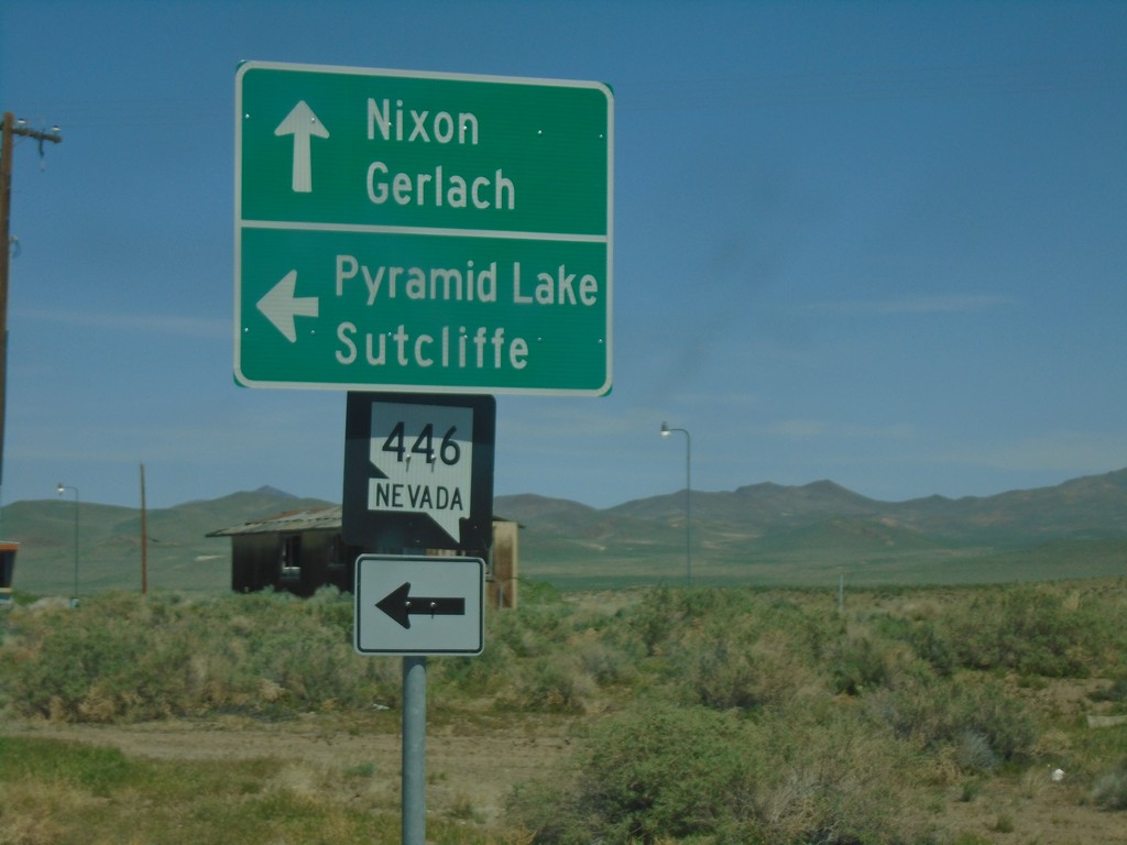 NV-447 North at NV-446