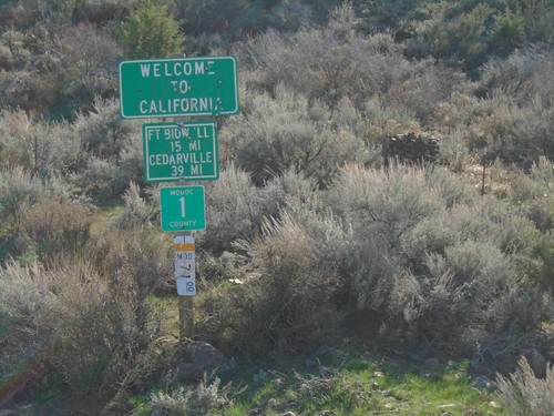 Entering California - Modoc County Highway 1