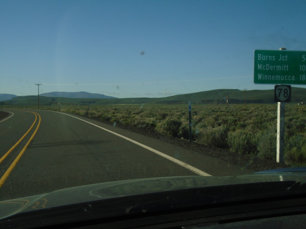 OR-78 East - Distance Marker