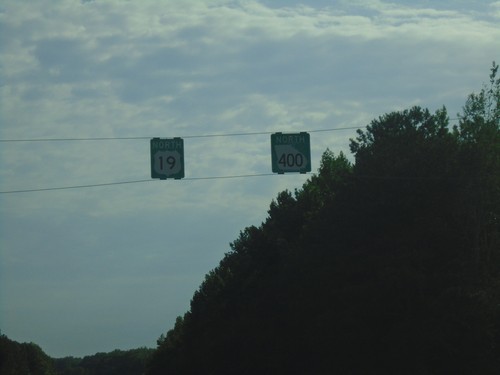 US-19 North/GA-400 North - Forsyth County