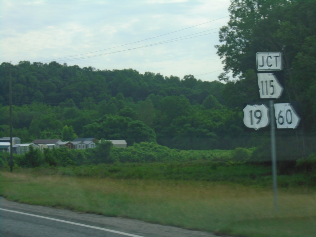 US-19 North/GA-400 North Approaching GA-115 and GA-60