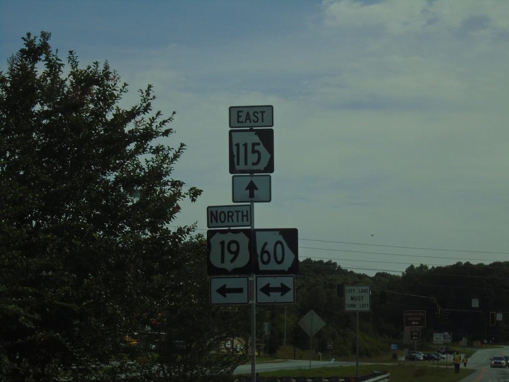 US-19/GA-400 North at GA-115 and GA-60