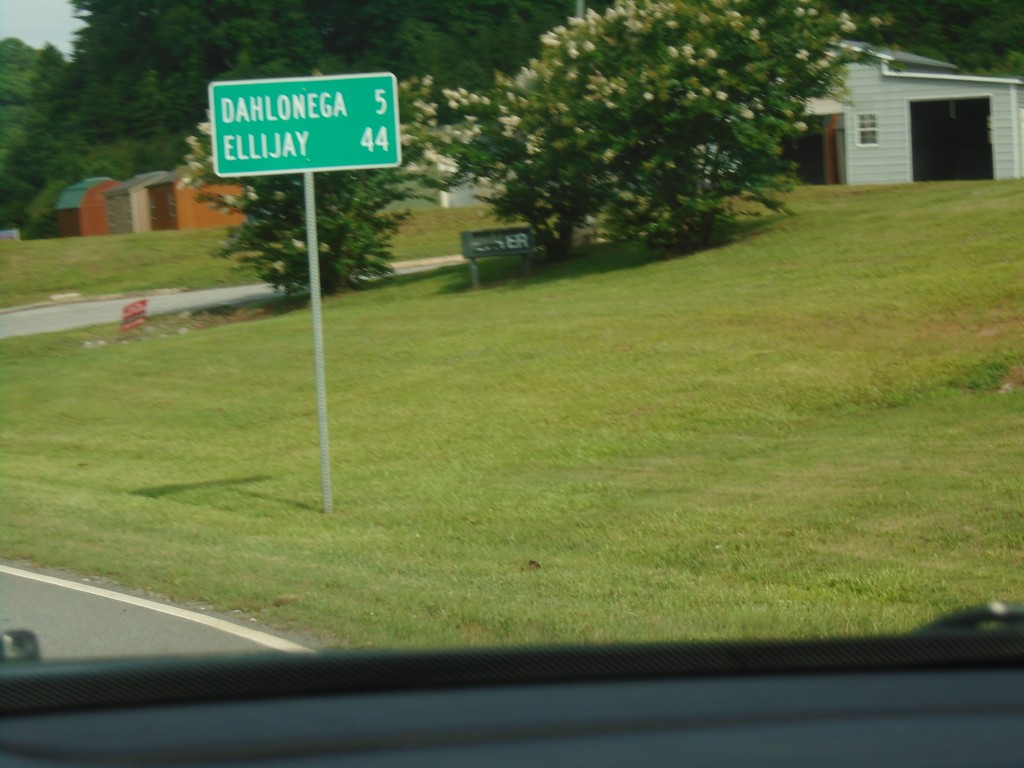 US-19/GA-60 North - Distance Marker