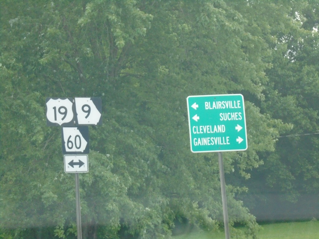 End Bus. US-19 at US-19/GA-60/GA-9 - Dahlonega