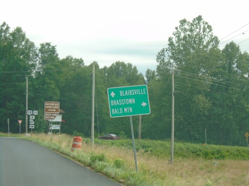 US-19/US-129/GA-11 North/GA-180 East Approaching GA-180