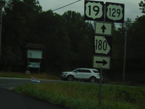 US-19/US-129/GA-11 North/GA-180 East at GA-180