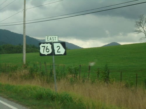 US-76 East/GA-2 East - Towns County