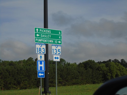 SC-183 West at SC-135