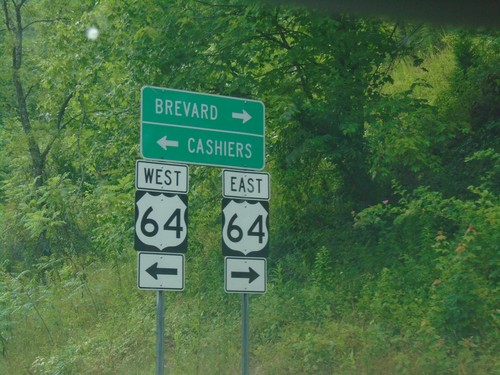 End US-178 West at US-64