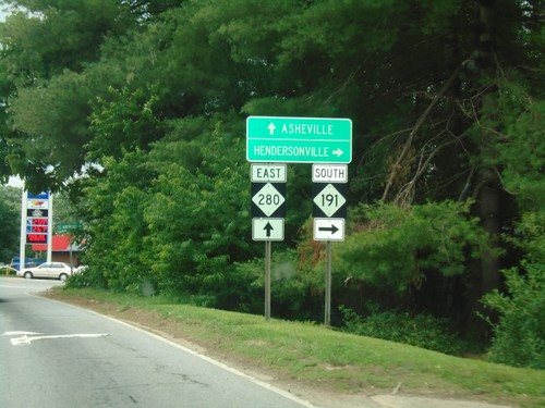 NC-280 East at NC-191 South