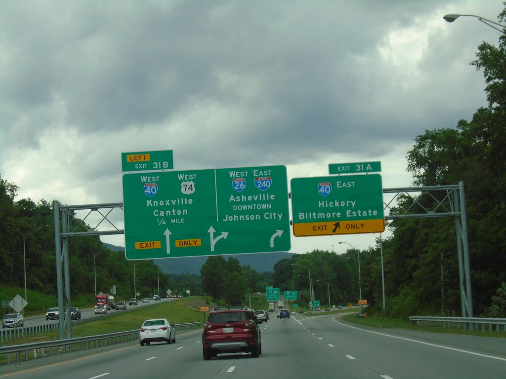 I-26 West - Exits 31A and 31B