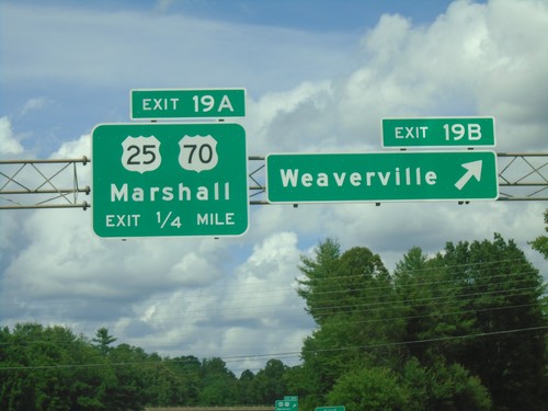 Future I-26 West - Exits 19B-A