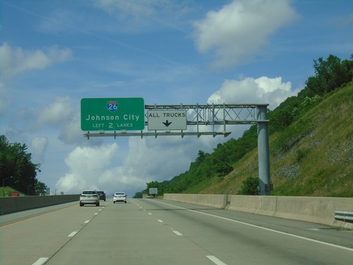 I-26 West Approaching Sams Gap