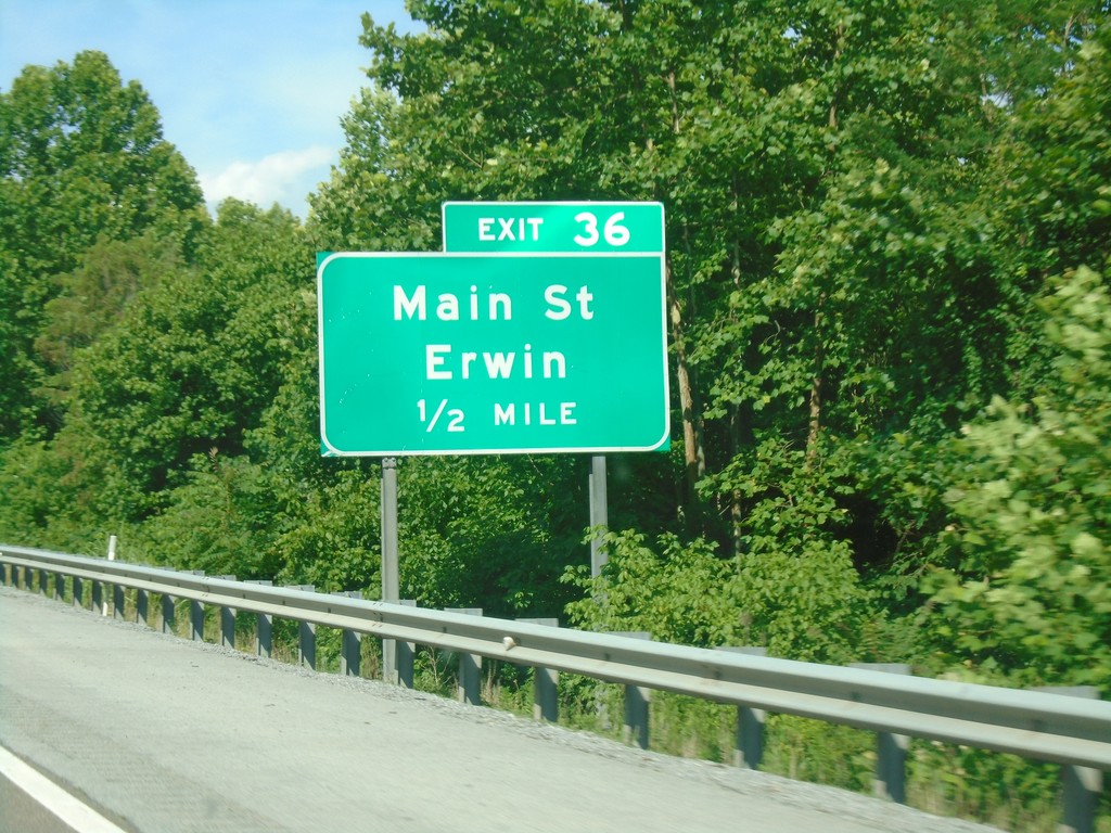 I-26 West - Exit 36