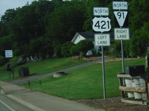 US-412 North Approaching TNS-91