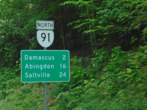 VA-91 North - Distance Marker