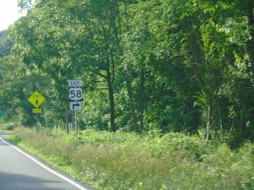 VA-91 North Approaching US-58