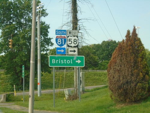 Alt. US-58 East at I-81/US-58