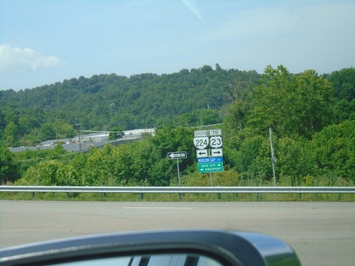 US-58 West/US-421 North at VA-224