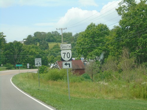 US-58 West Approaching VA-70 South