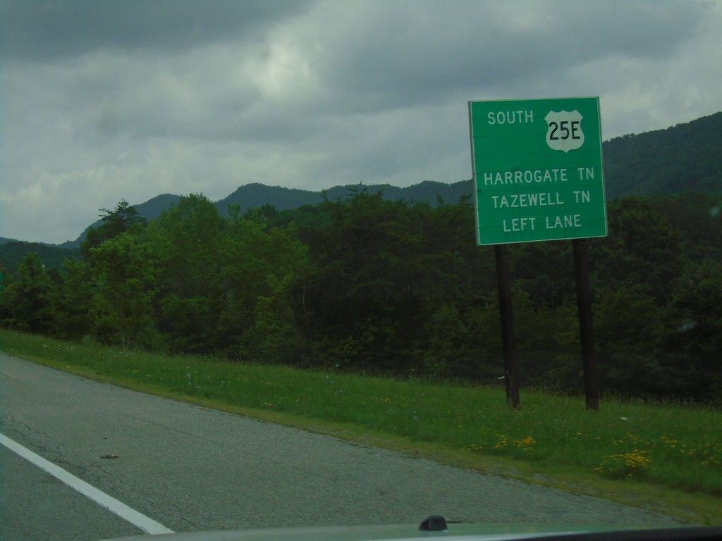 End US-58 West Approaching US-25E