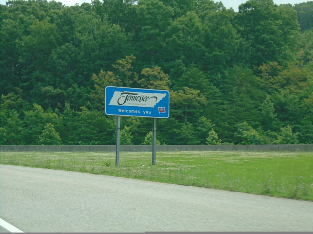 US-25E South - Welcome To Tennessee