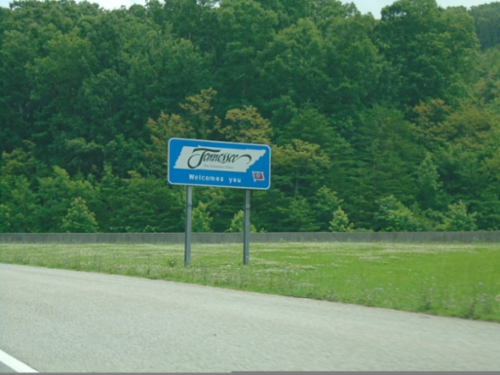 US-25E South - Welcome To Tennessee