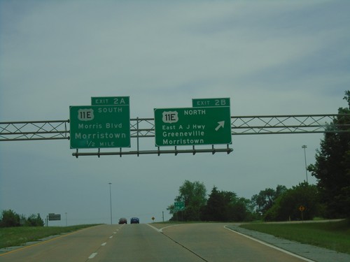 US-25E South - Exits 2B-A