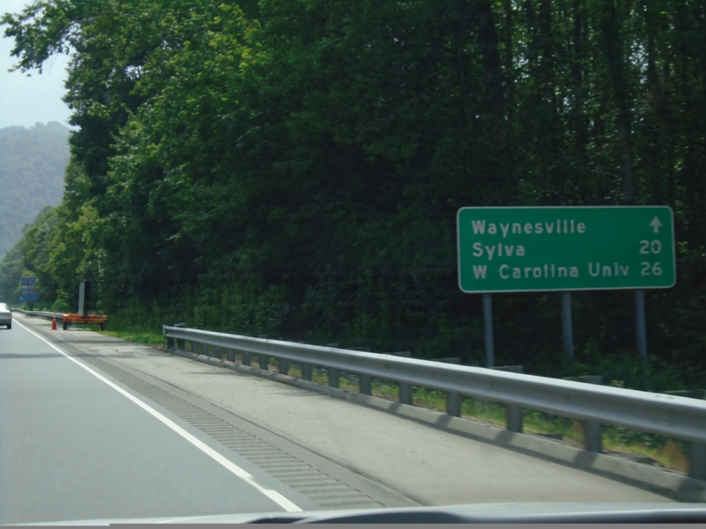 US-23 South/US-74 West - Distance Marker