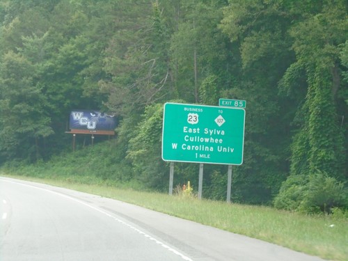 US-23 South/US-74 West - Exit 85