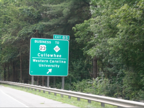 US-23 South/US-74 West - Exit 85