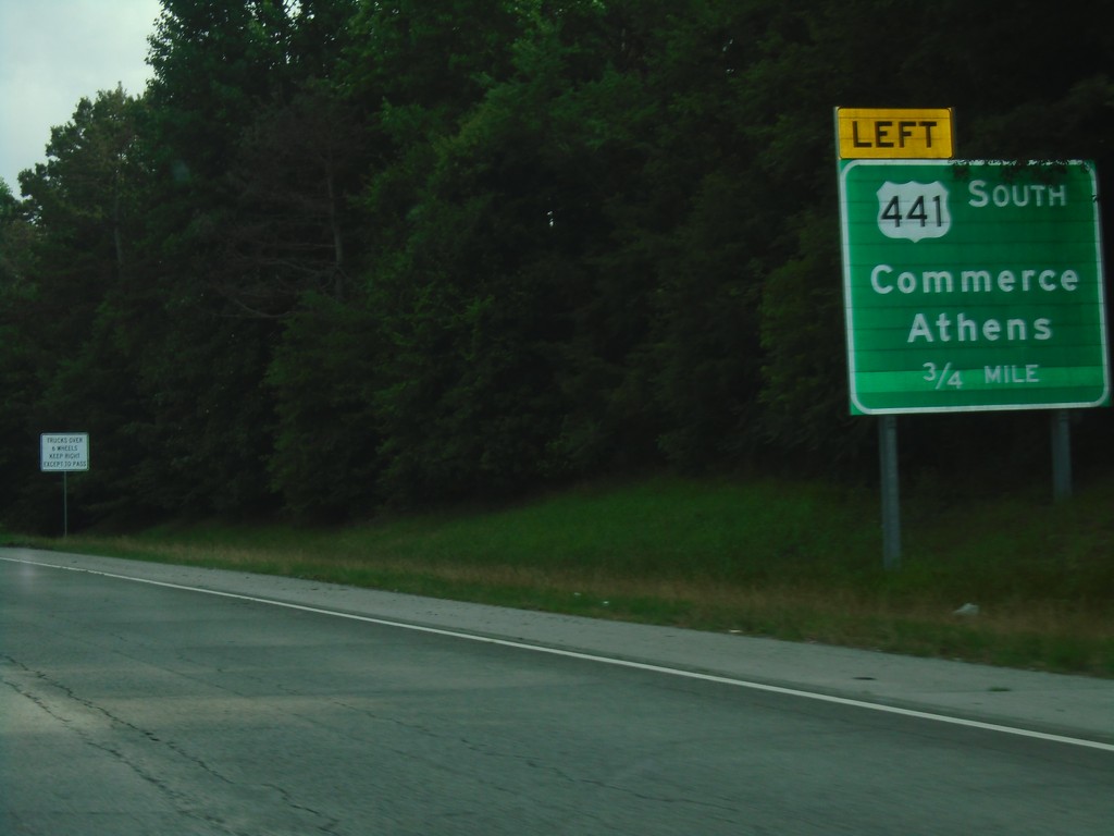 US-23/US-441 South at US-23/US-441 Split