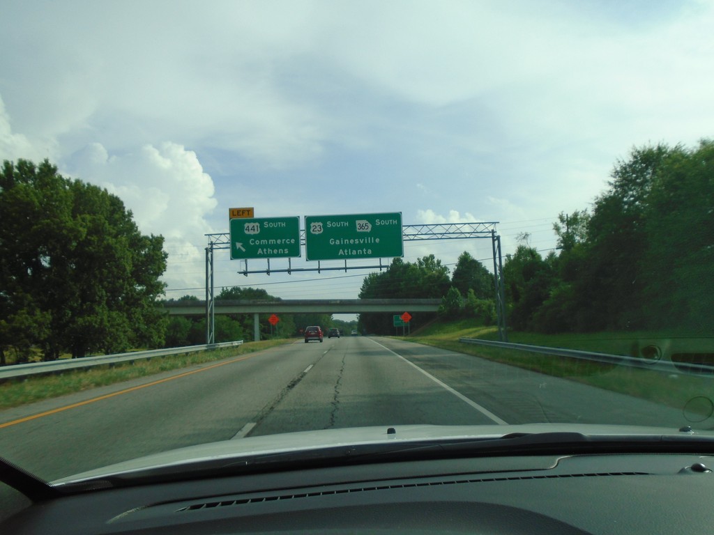 US-23/US-441 South at US-23/US-441 Split