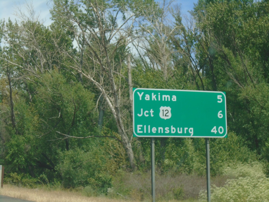 I-82 West - Distance Marker