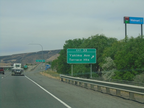 I-82 West - Exit 33