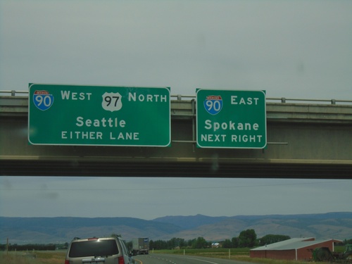 End I-82 West at I-90