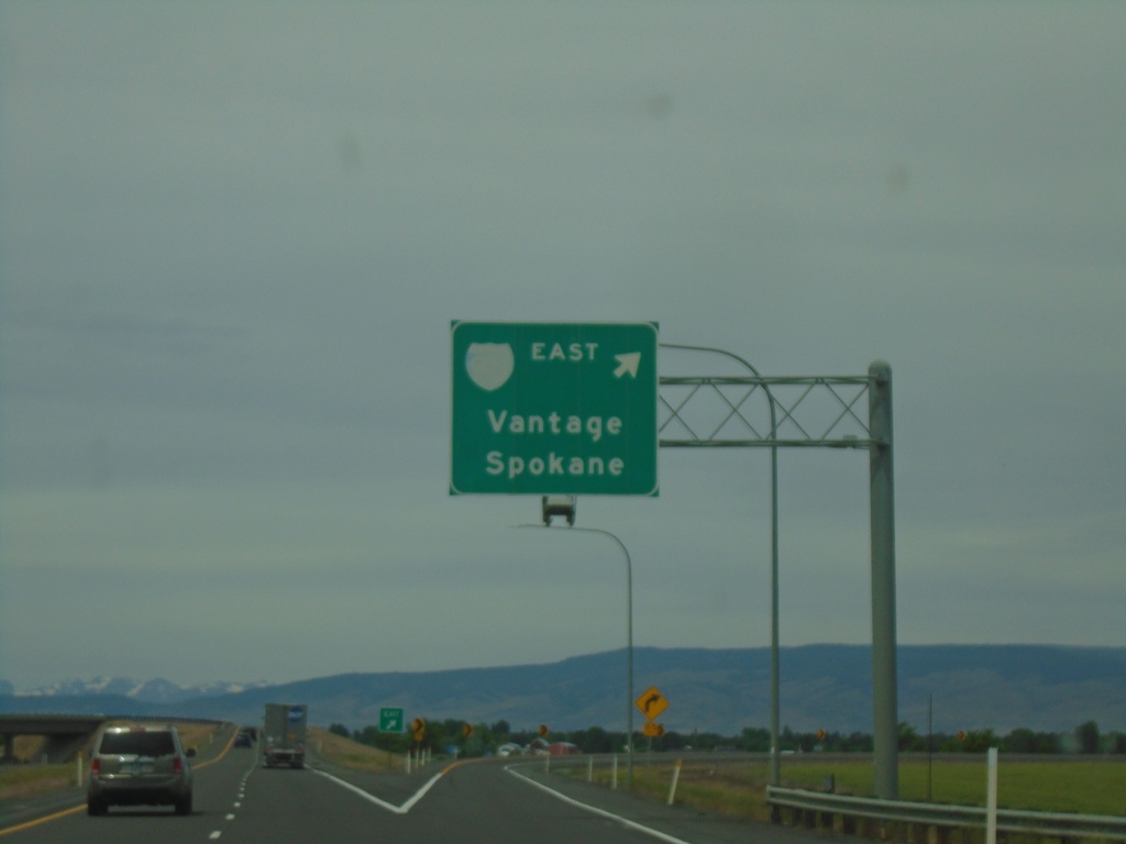 End I-82 West at I-90