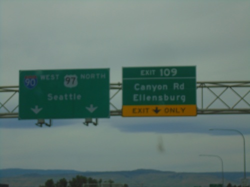 I-90 West - Exit 109