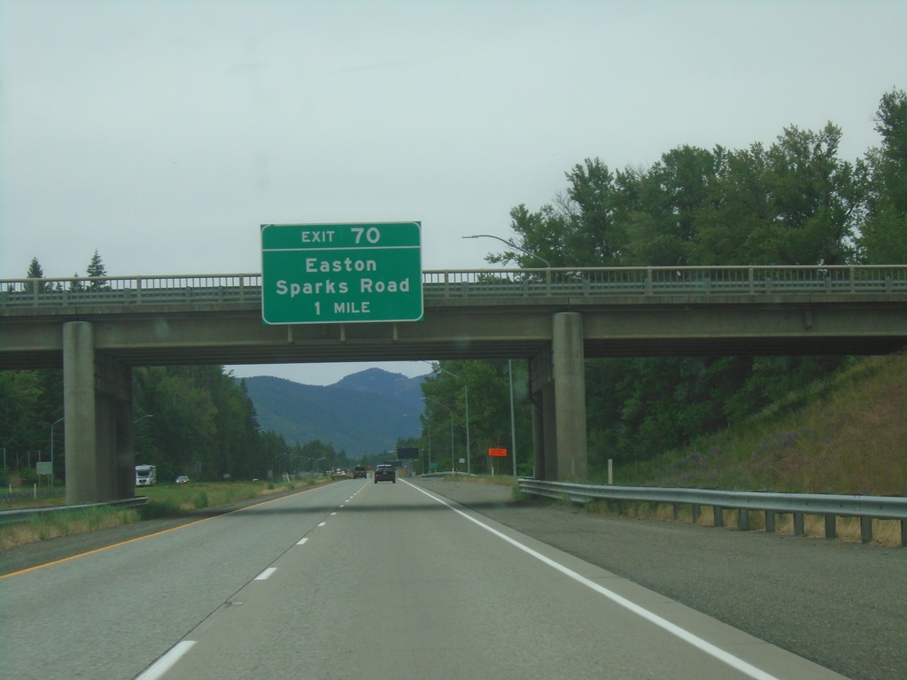 I-90 West - Exit 70