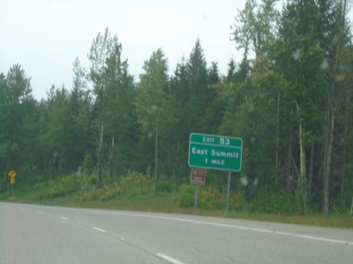 I-90 West - Exit 53